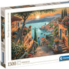 Clementoni legpuzzel kunst trappetje naar de haven, 1500st.