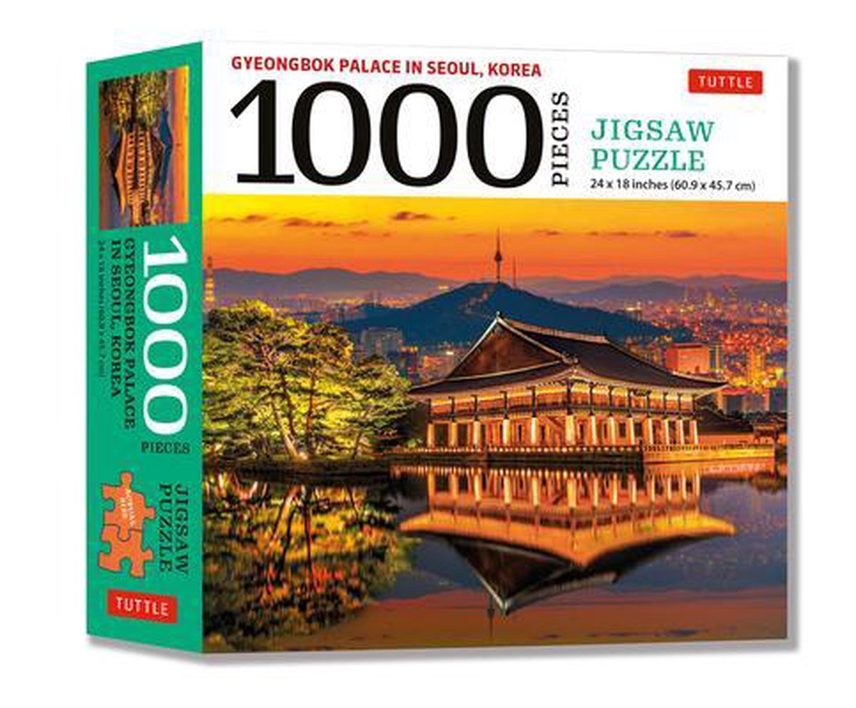 Gyeongbok palace in seoul korea - 1000 piece jigsaw puzzle