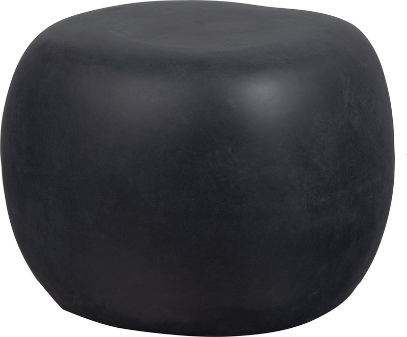Vtwonen pebble bijzettafel - fiber clay - betonlook - antraciet - 35x50x50 cm