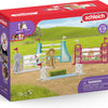 Schleich paardenaccessoires voor de hindernisbaan 42612