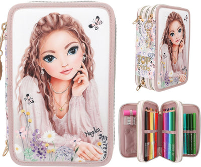 Depesche - topmodel 3-vaks etui - summer feeling