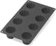 Lékué bakvorm - 8 mini cannelés bordelais - siliconen - black