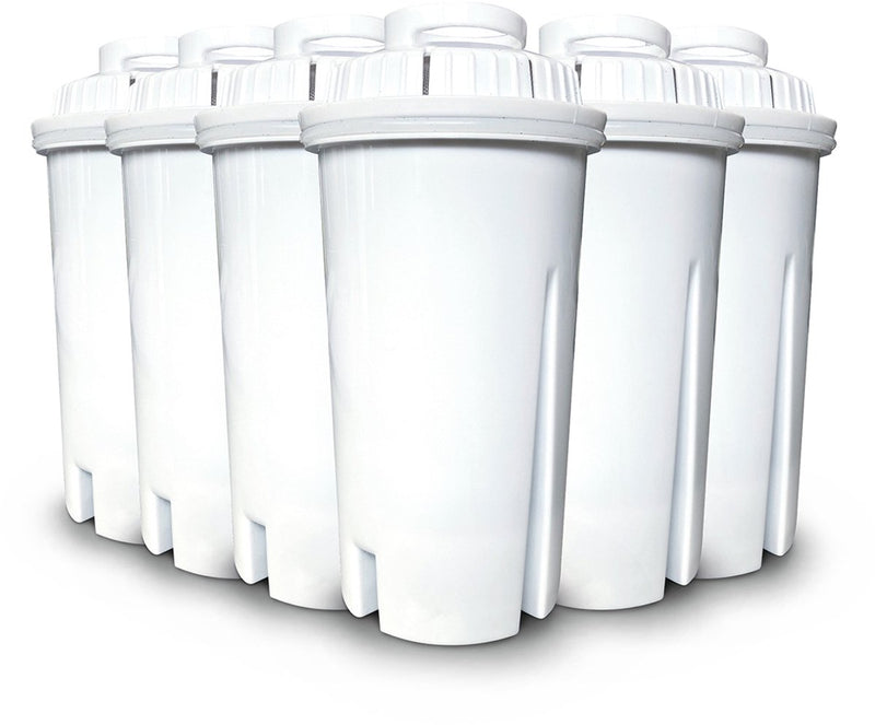 Caso design caso filterset voor turbo-heetwaterdispensers – 6 stuks universele waterfilters met siliconen sealring, voor o.a. hw400, hw500, hw600, hw660, hw1000, hw1660 |
