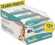 Pampers sensitive - billendoekjes - 2 in 1 reinigt zacht en beschermt de huid - 12 verpakkingen van 80 doekjes = 960 babydoekjes