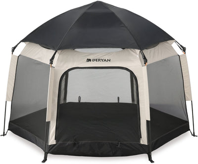 Deryan up to go kinderbox - draagbare kinderbox - pop up reisbox - strandtent - sand