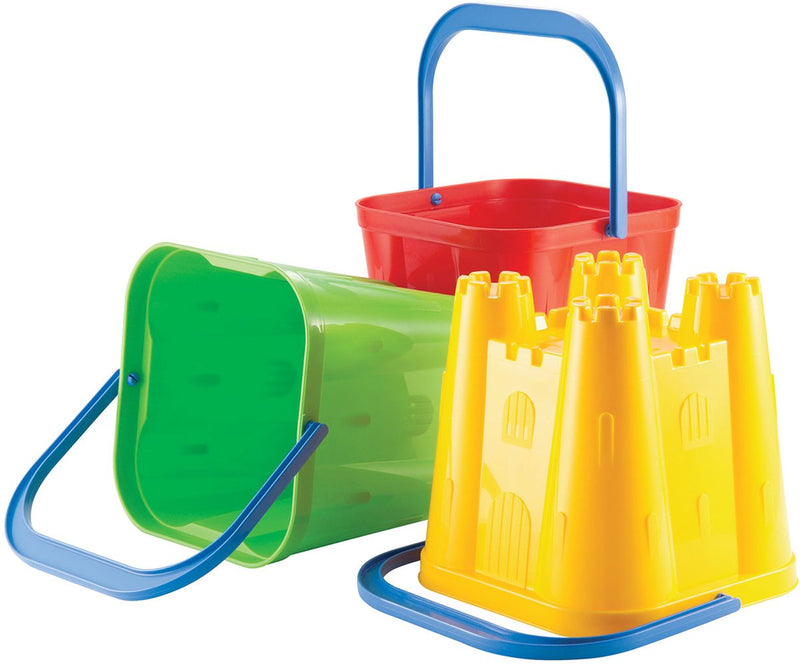 Ecoffier ecoiffier kasteel emmer zandbak speelgoed voor kinderen strand - willekeurig - 1 stuk