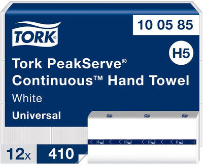 Tork 100585 peakserve continue handdoek paper circle 1-laags wit h5 universal (100585)