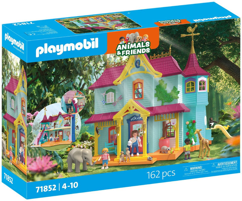 Playmobil animals friends levendig dierenhuis - 71853