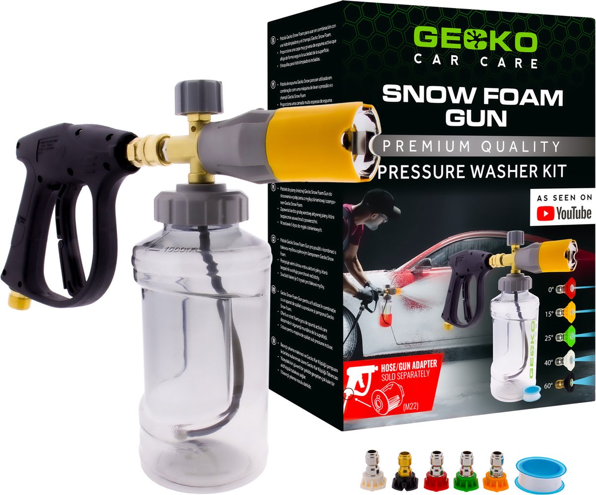 Gecko car care gecko snow foam gun - schuimspuit auto wassen