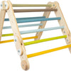 Small foot - houten klimrek 2in1 driehoek en wandrek adventure