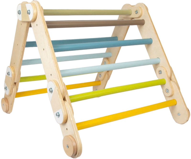 Small foot - houten klimrek 2in1 driehoek en wandrek adventure