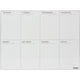 Desq weekplanner 4320 metaal wit