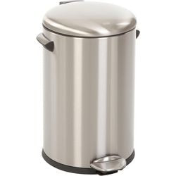Eko pedaalemmer 31667567 rvs (roestvrij staal) zilver