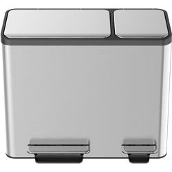 Eko pedaalemmer 31718276 rvs (roestvrij staal) zilver