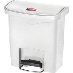 Rubbermaid pedaalemmer 76223989 polyethyleen wit
