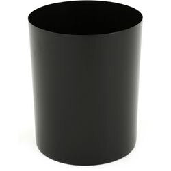 V-part prullenbak 31051311 staal zwart