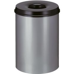 V-part prullenbak 31016518 staal grijs