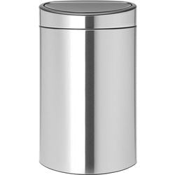 Brabantia touch bin prullenbak - 10+23 liter - afvalscheiding - matt steel fingerprint proof