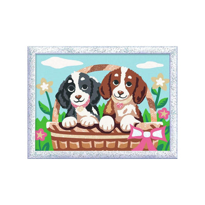 Ravensburger creart serie d honden in een mandje