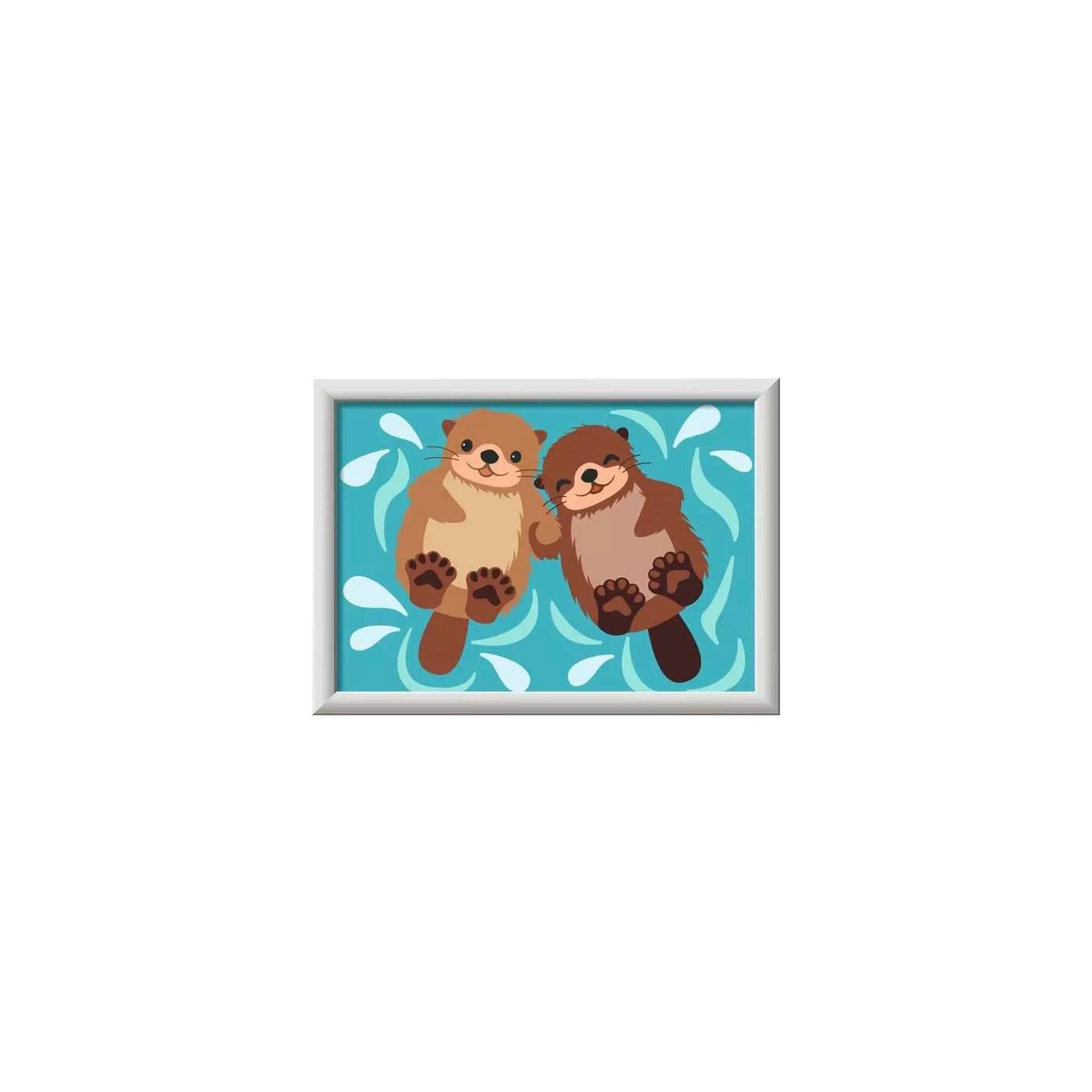 Ravensburger – creart: otter love – schilderen op nummer