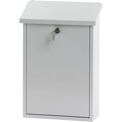 V-part brievenbus 31024896 gegalvaniseerd staal wit
