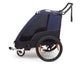 Polisport Kindertrailer met wandelkit grijs blauw