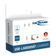 Ansmann telefoonoplader-blokje usb-a wit | 4 stuks