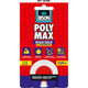 Bison poly max® high tack express montage tape wit, universele dubbelzijdige montagetape 1,5 meter x 19mm, eenvoudig in gebruik, extra sterk, supersnel, ophangen zonder boren