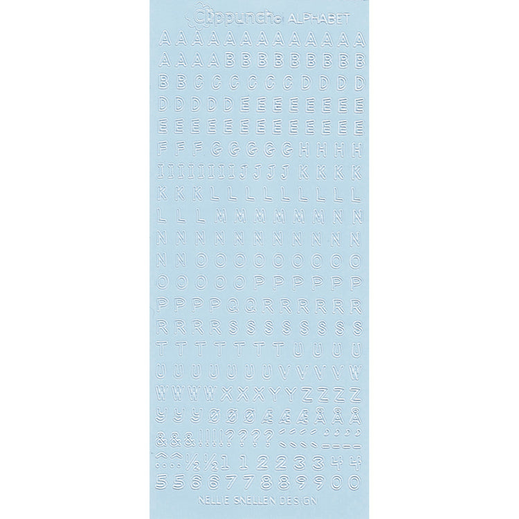 Nellie's choice • stickers alphabet ice 10pieces