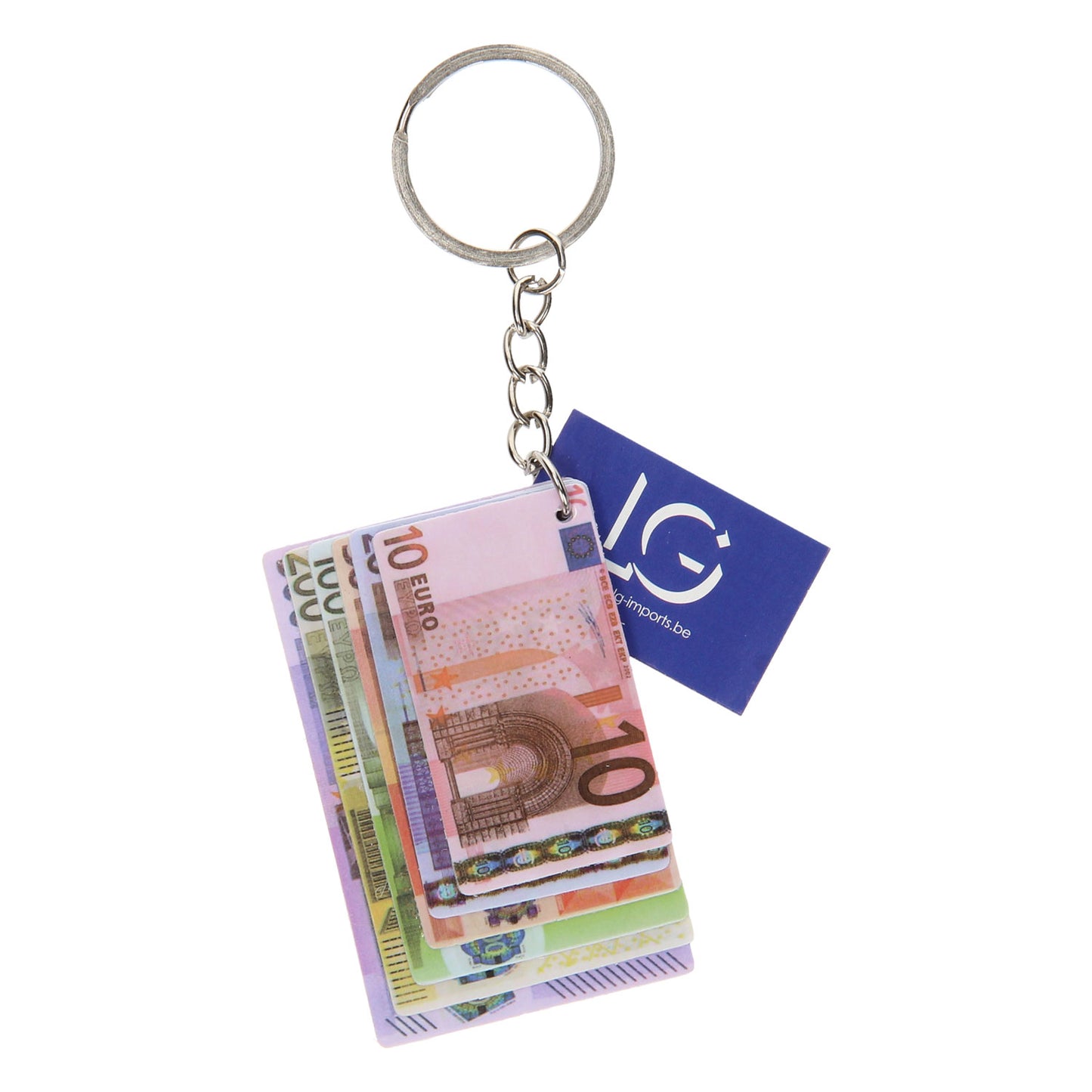 Duckiez sleutelhanger - eurobiljetten