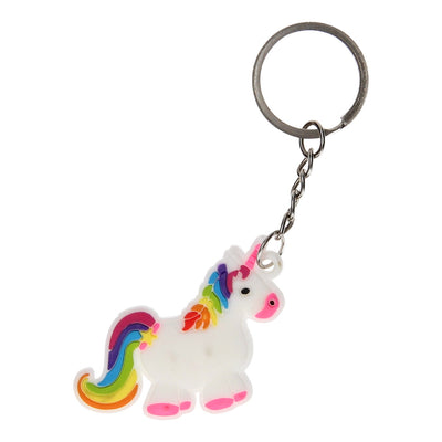Duckiez sleutelhanger eenhoorn regenboog
