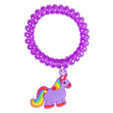 Eenhoorn snoerarmband met bedeltje - afbeelding 2