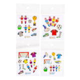 Duckiez stickers voetbal glinsterend - afbeelding 2
