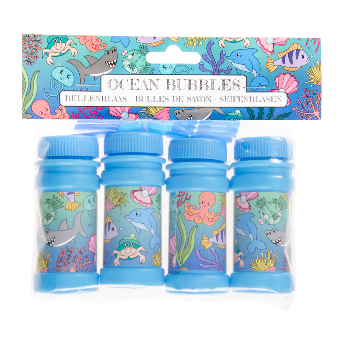 Duckiez bellenblaas onderwaterwereld, 4x50ml