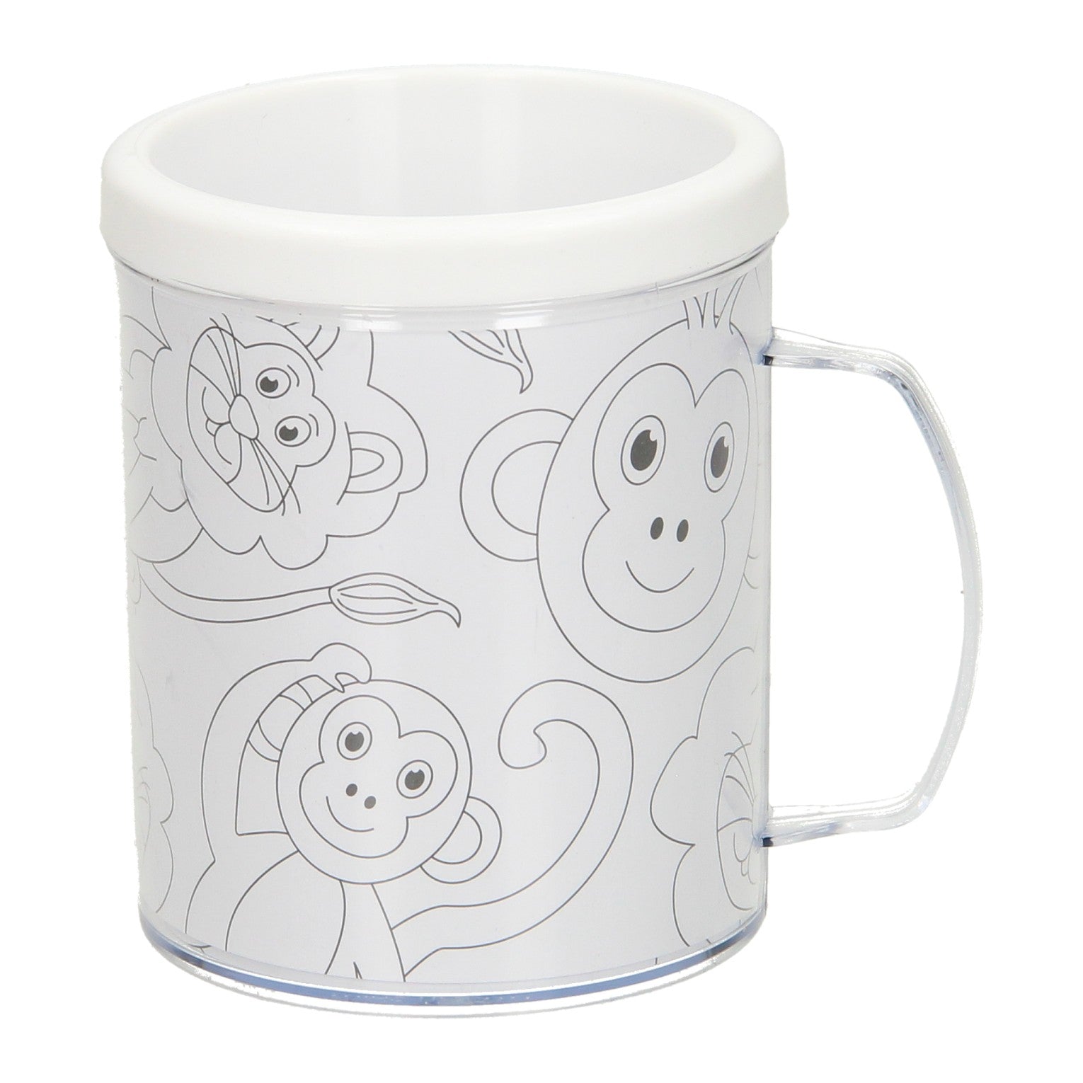 Kleur je eigen beker dieren 250 ml | 36 stuks