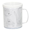 Kleur je eigen beker zeedieren 250 ml | 36 stuks