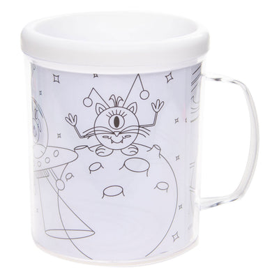 Duckiez kleur je eigen beker space