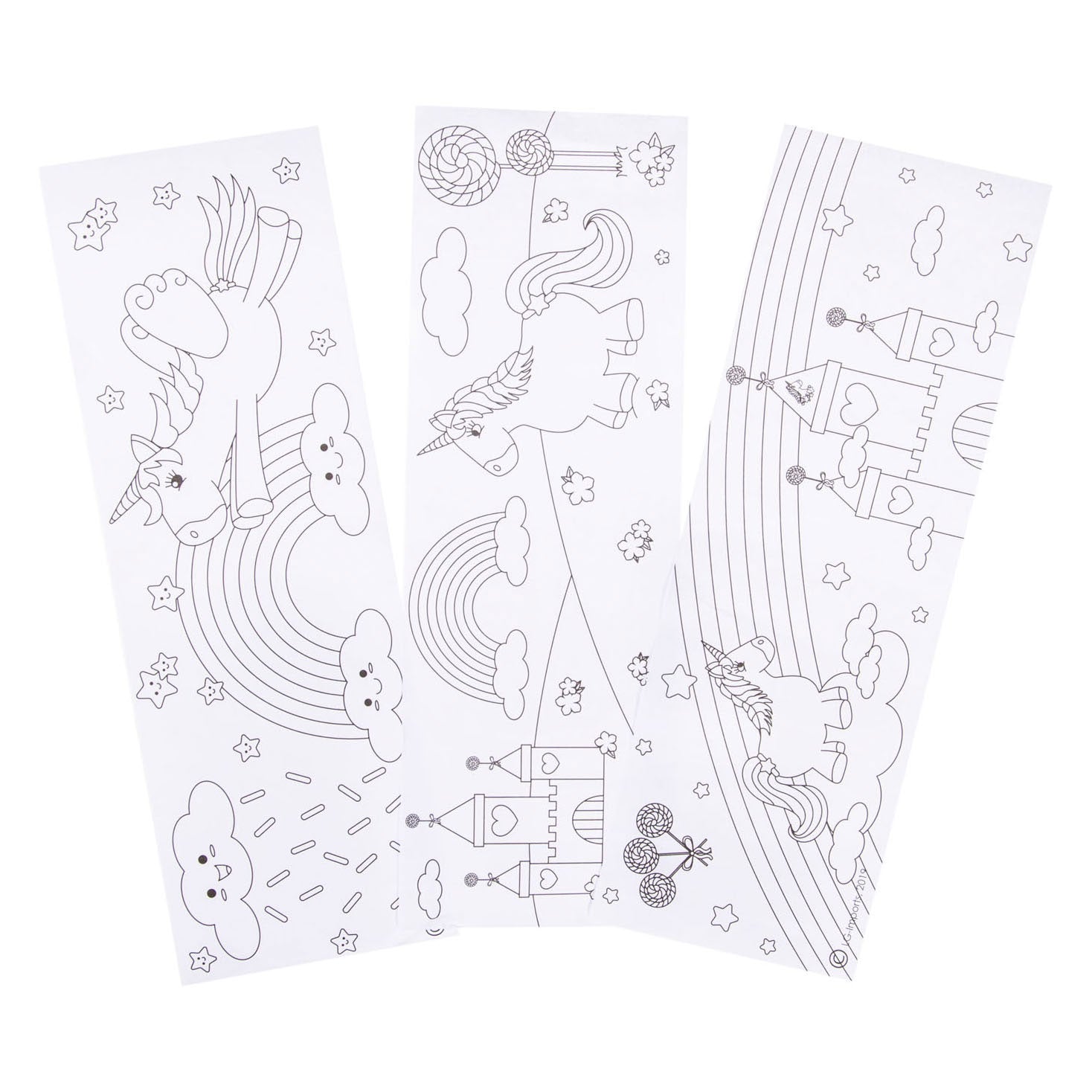 Duckiez kleur je eigen beker eenhoorn 10 cm | 36 stuks