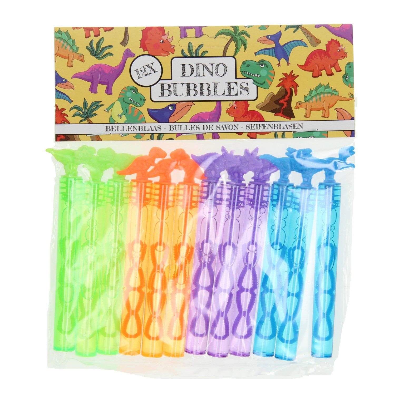 Duckiez bellenblaasjes dinosaurus, 12st.