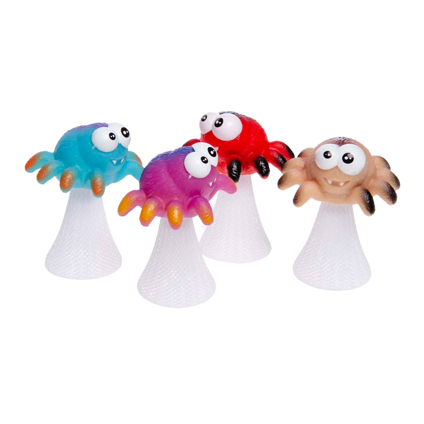 Duckiez pop up springende spin, 9,5 cm