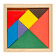 Duckiez houten tangram puzzel, 7st.