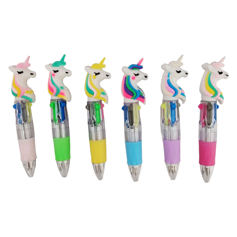 Duckiez balpen eenhoorn - 6 kleuren