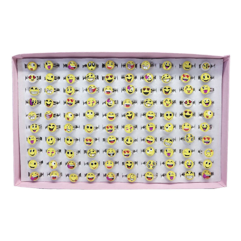 Duckiez ring met emotie gezicht