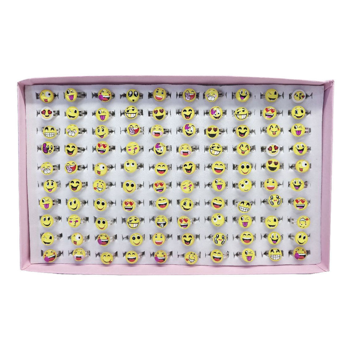 Duckiez ring met emotie gezicht