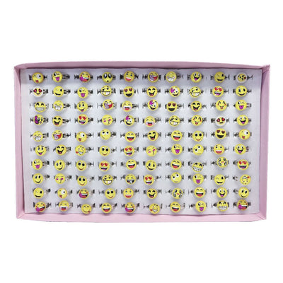 Duckiez ring met emotie gezicht
