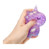 Squeeze eenhoorn glitter knijpspeeltje - afbeelding 3