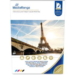 Fotopapier mediarange a4 160 g m² glanzend wit