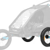 Cube fat wheels for double bicycle trailers