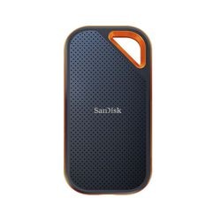 Sandisk extreme pro portable v2, 4 tb externe ssd (zwart oranje, sdssde81-4t00-g25, usb-c)