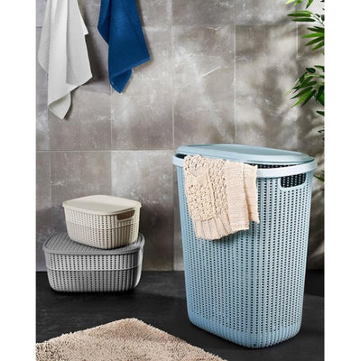 Keeeper wasbox arne blauw 57l